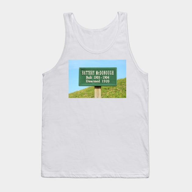 Fort Caswell Sign Tank Top by Cynthia48